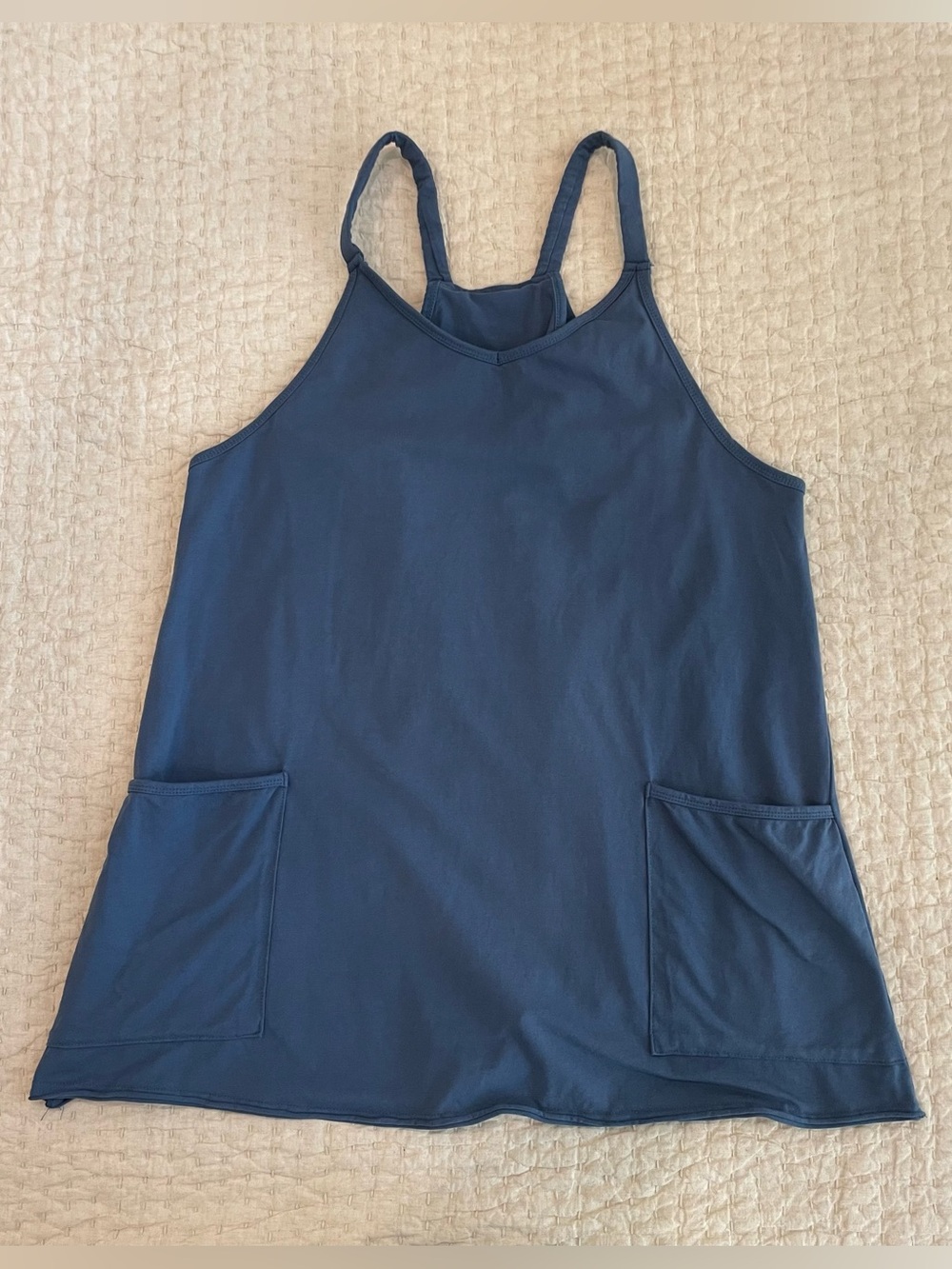 Amazon Navy Blue Mini Dress with Pockets